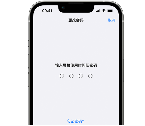 多宝镇iPhone屏幕维修分享iPhone屏幕使用时间密码忘记了怎么办 