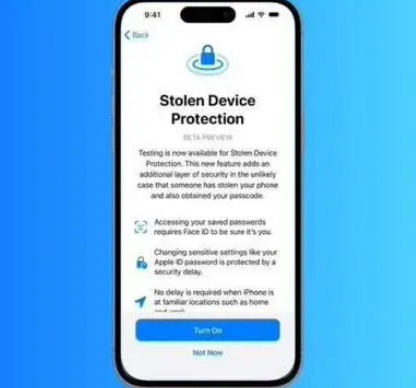 多宝镇苹果授权维修店分享被盗设备保护功能开启方法