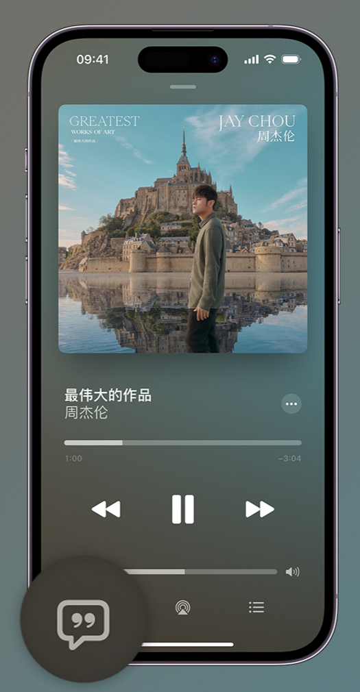 多宝镇iphone维修分享如何在iPhone上使用Apple Music全新唱歌功能 